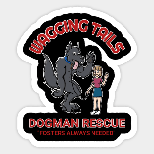 Dogman Rescue Sticker